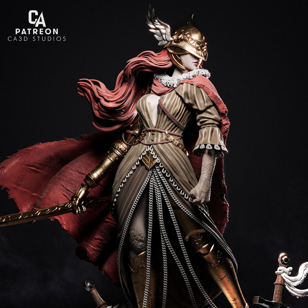 Scarlet Valkyrie Statue