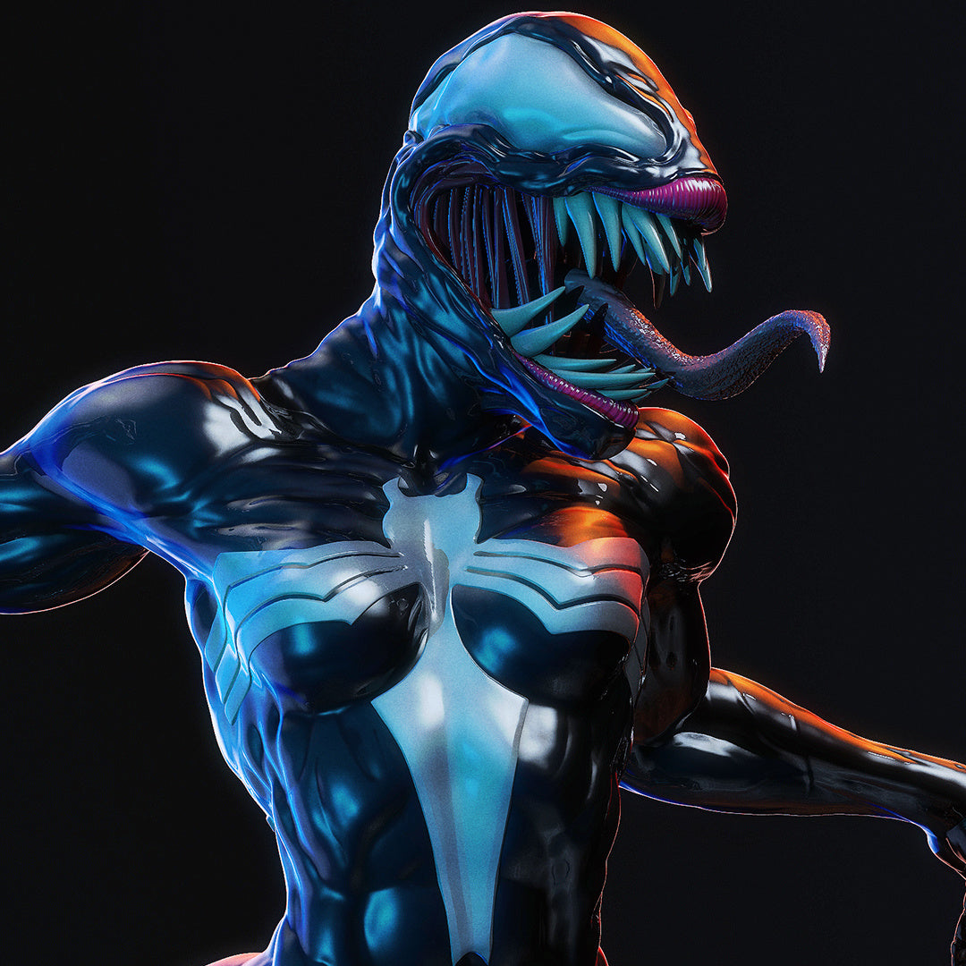 Venom Girl Statue