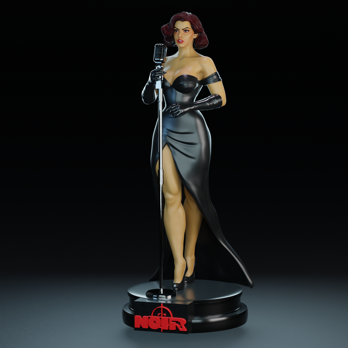 Velvet Noir Statue