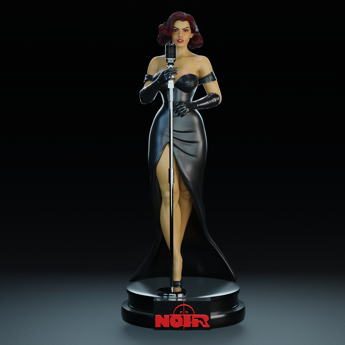Velvet Noir Statue