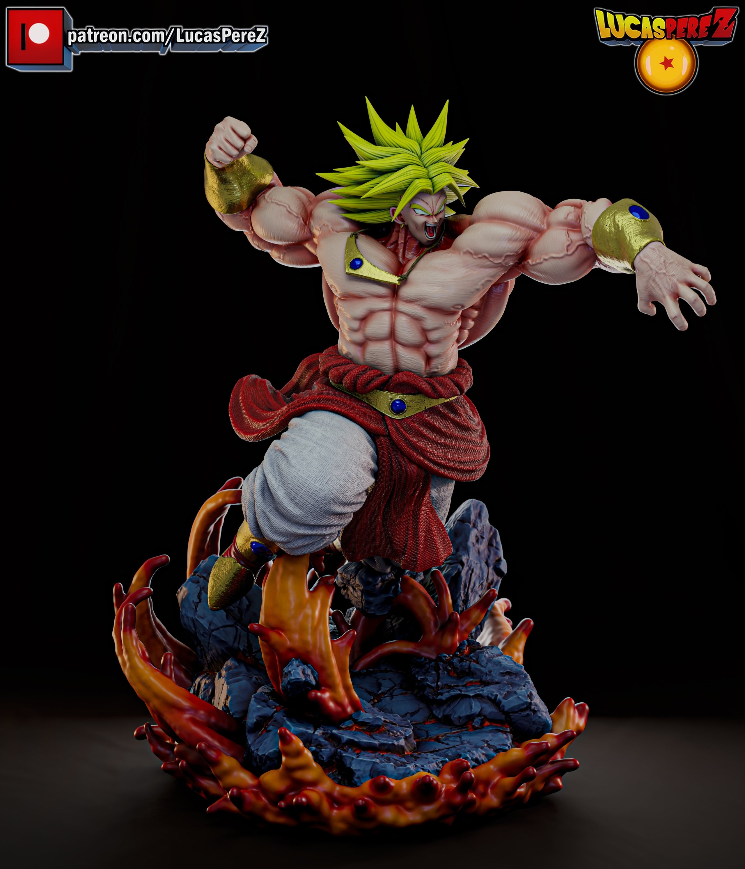 The Legendary Berserker Statue
