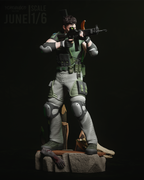 Chris Redfield R.E. Statue