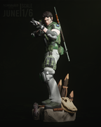 Chris Redfield R.E. Statue