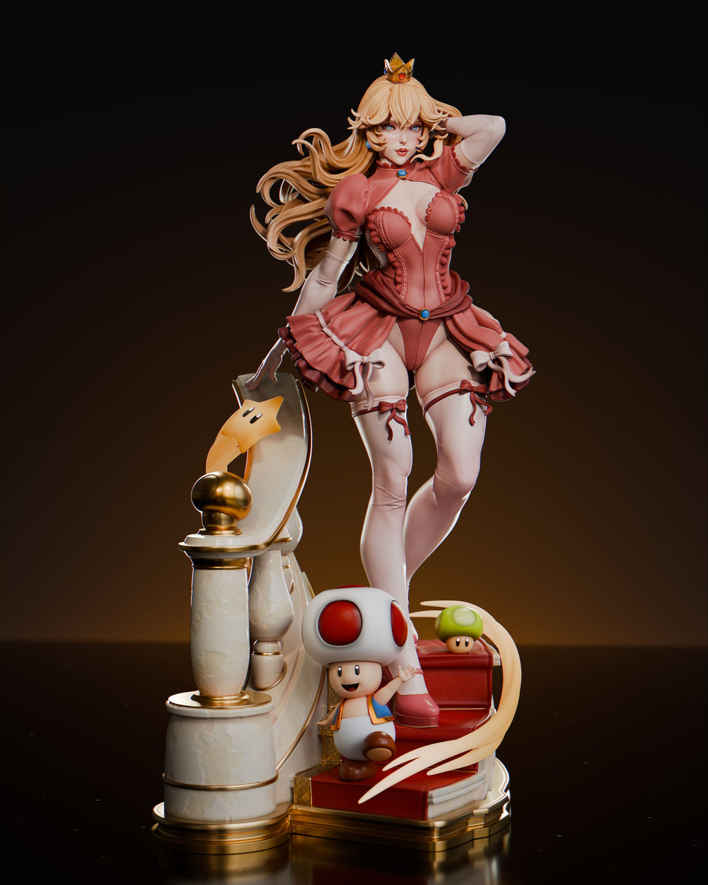 The Mushroom Princess Statue