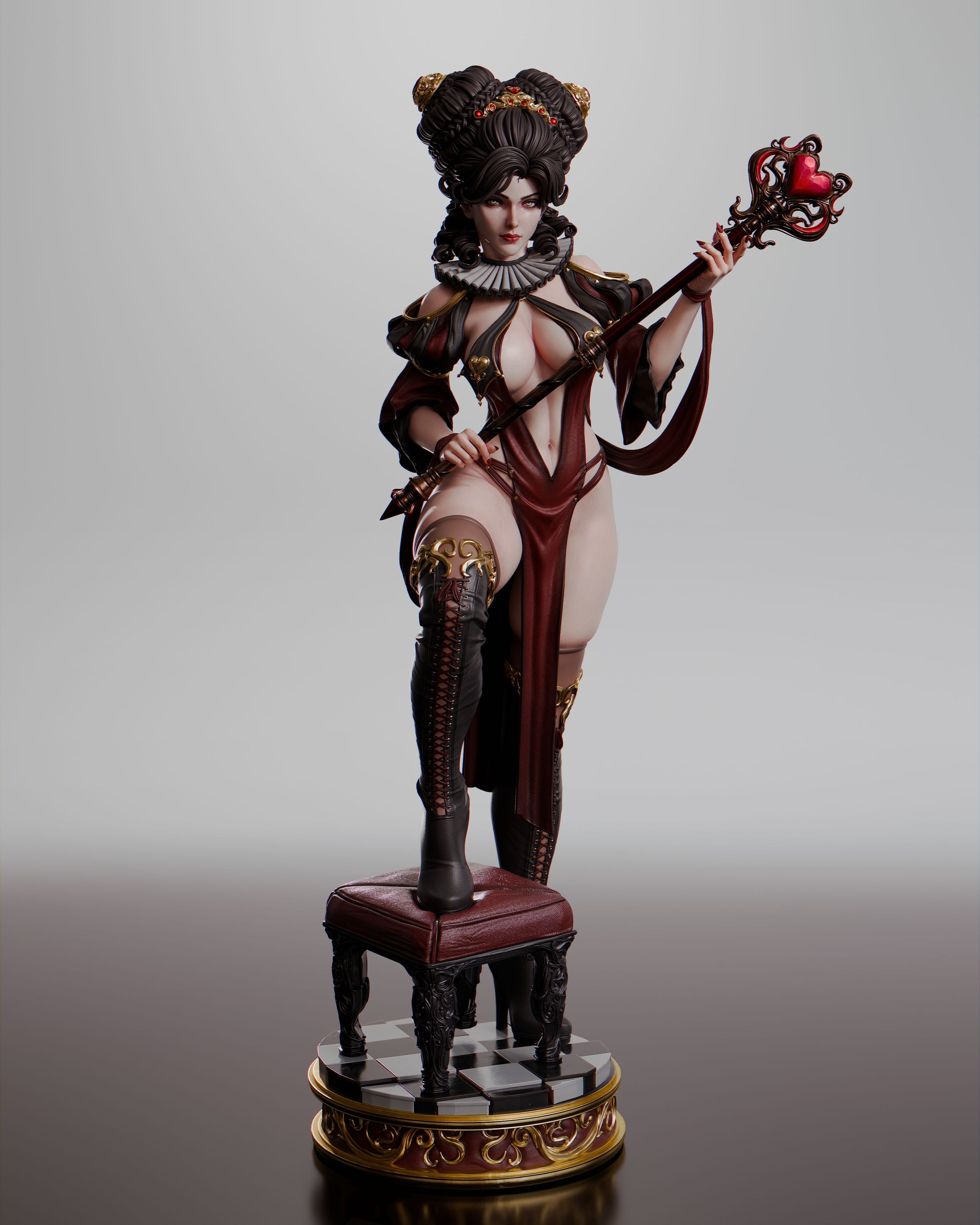 Queen of Hearts Statue