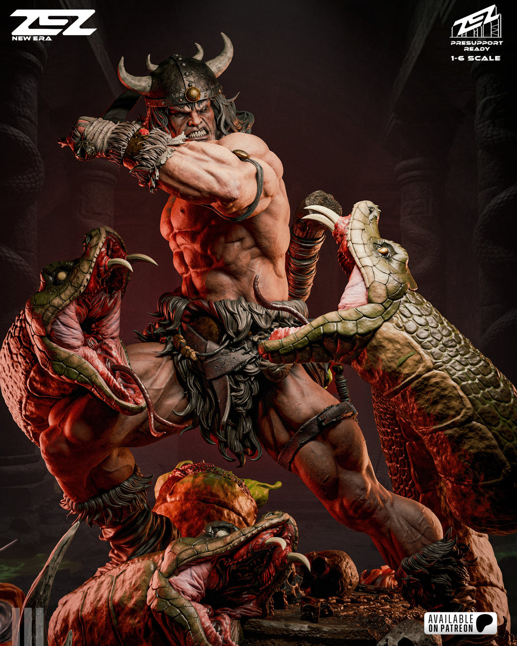 The Iron Barbarian Statue