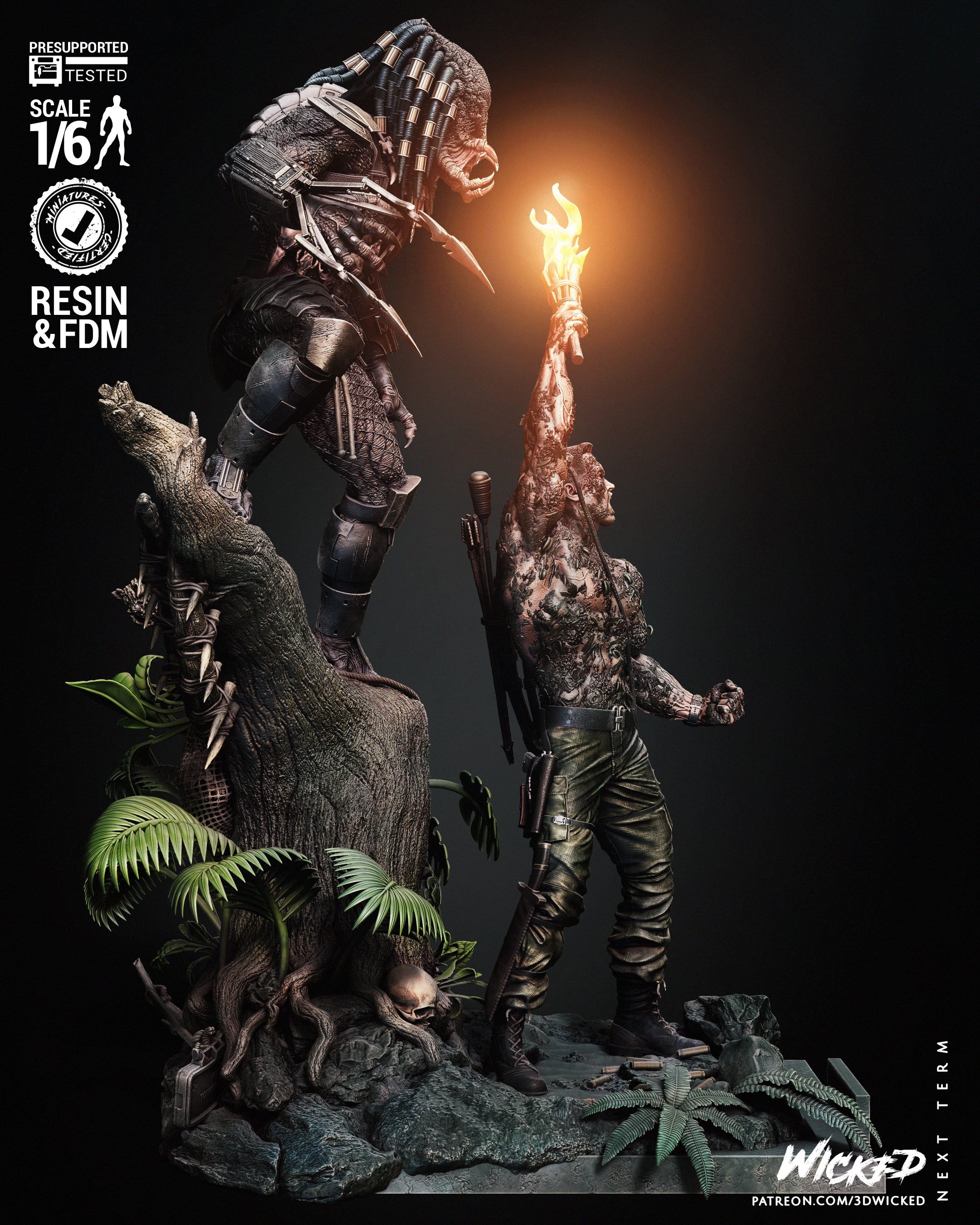 Jungle Hunt Diorama