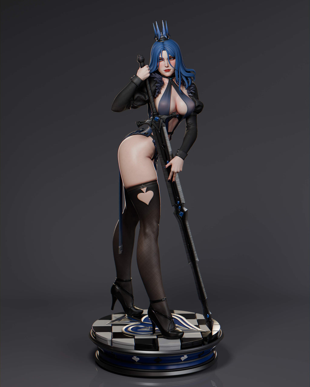 Queen of Spades Statue