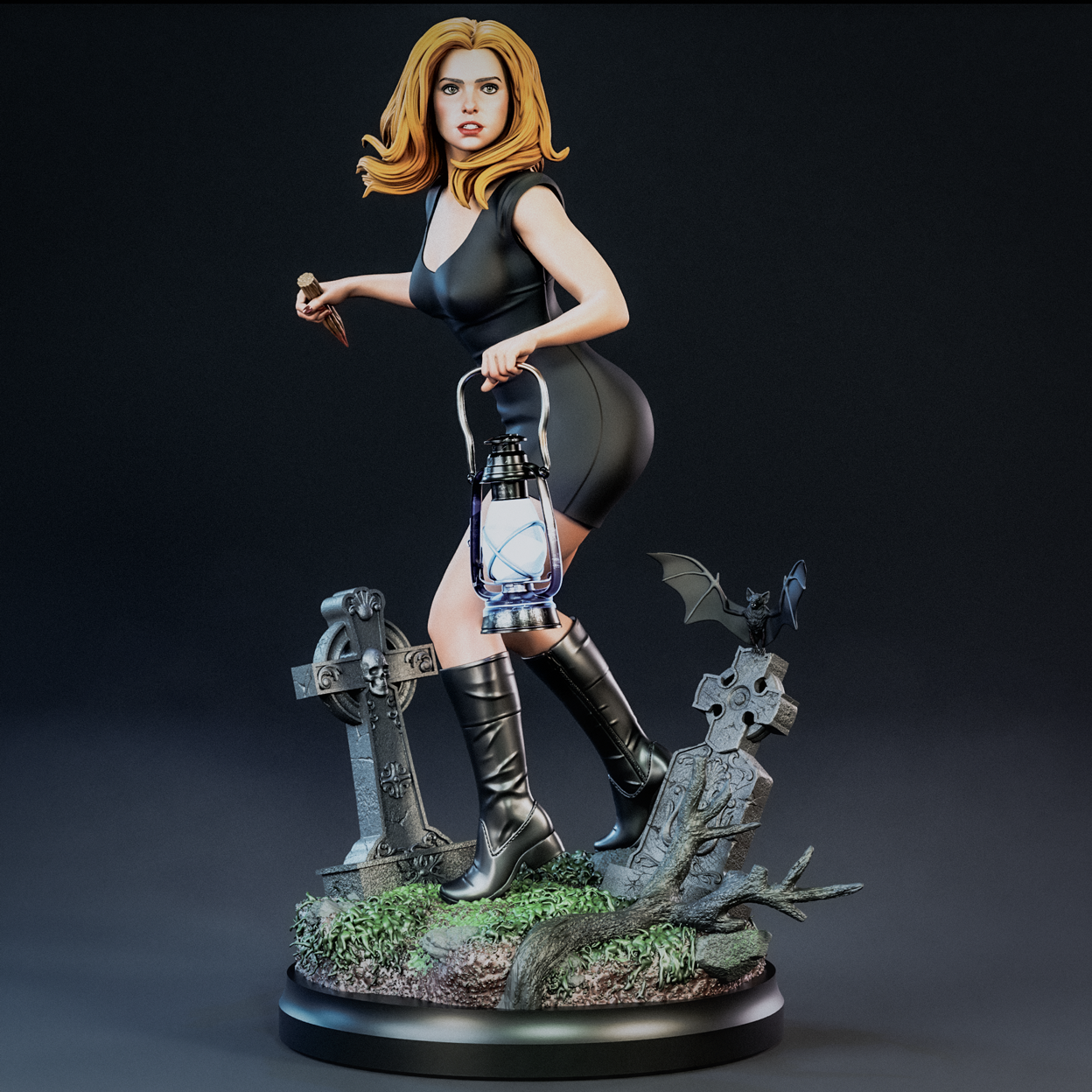 The Vampire Huntress Statue