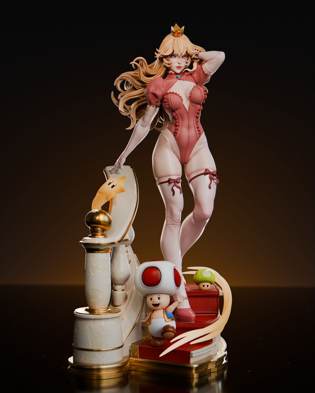 The Mushroom Princess Statue