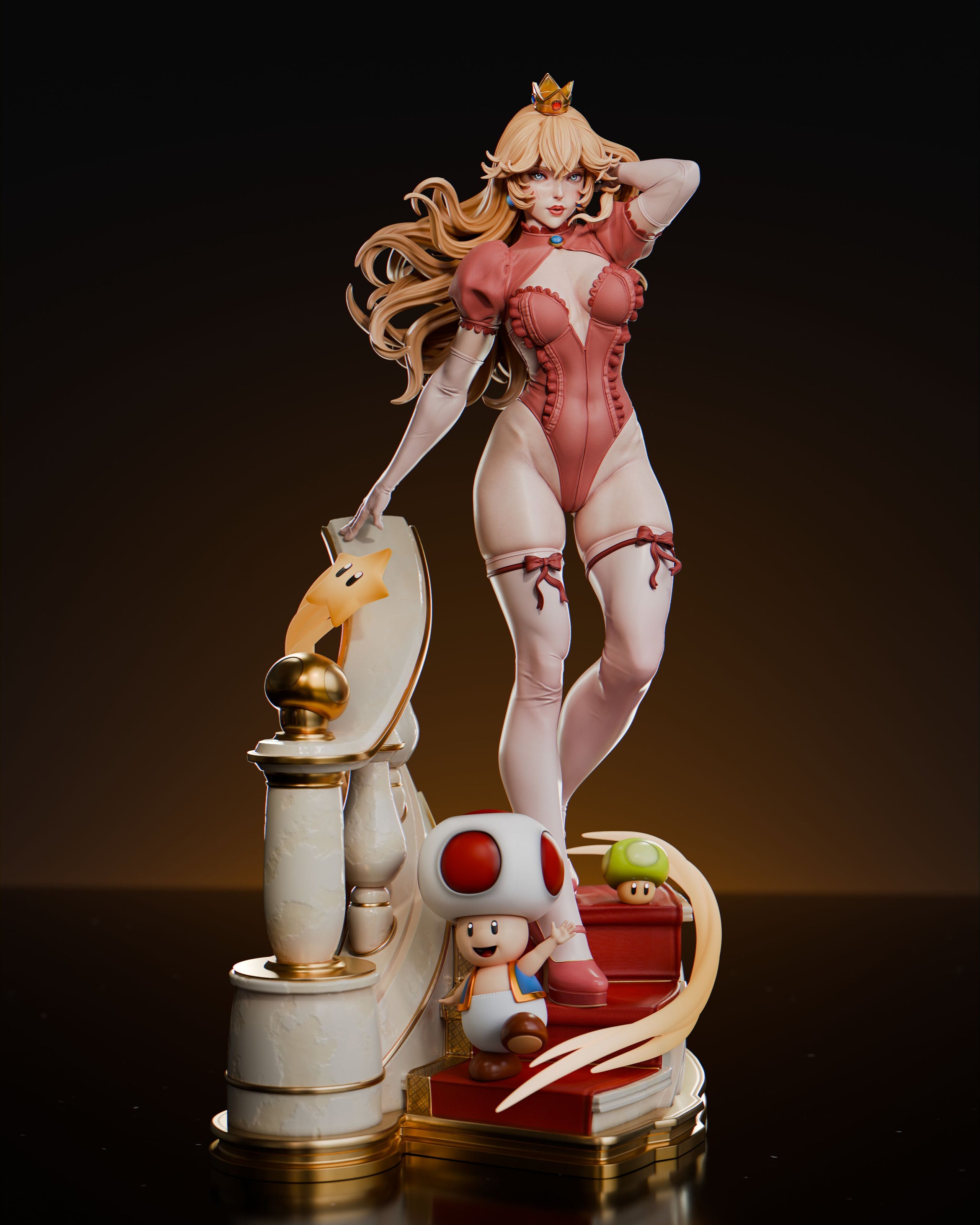 The Mushroom Princess Statue
