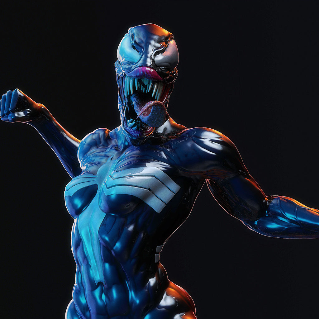 Venom Girl Statue