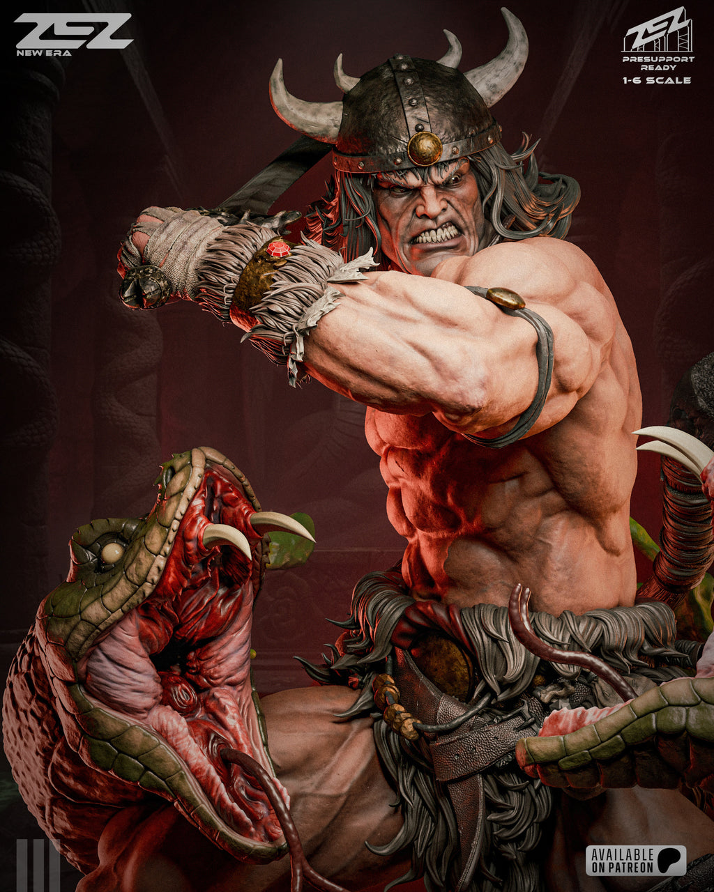 The Iron Barbarian Statue