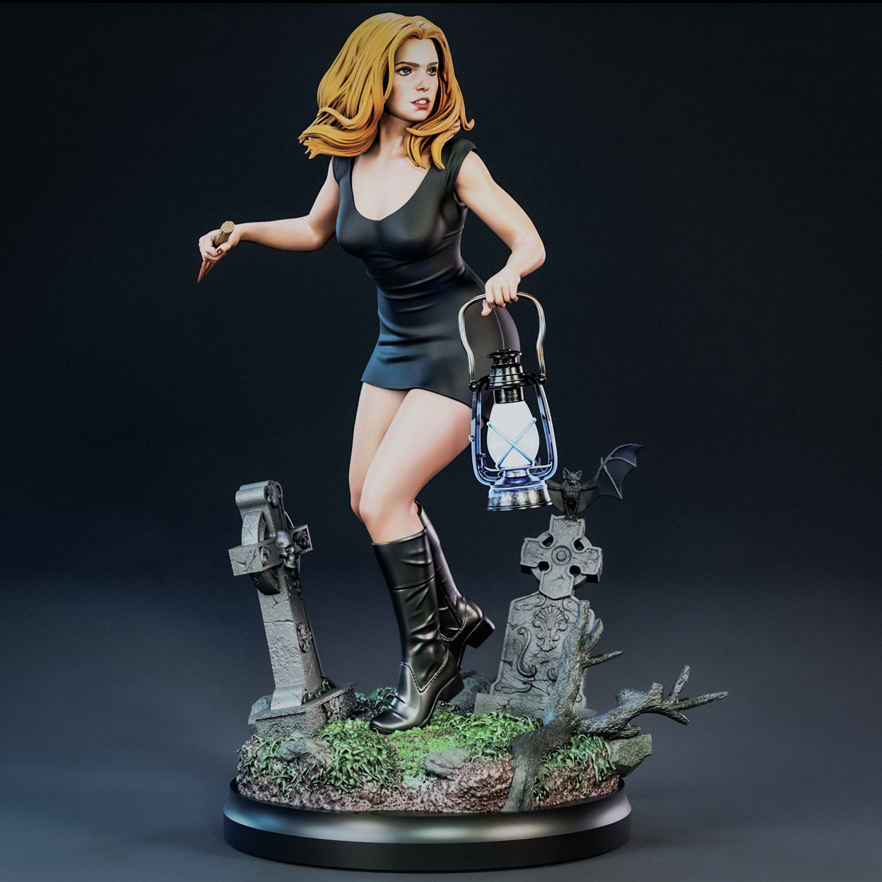 The Vampire Huntress Statue