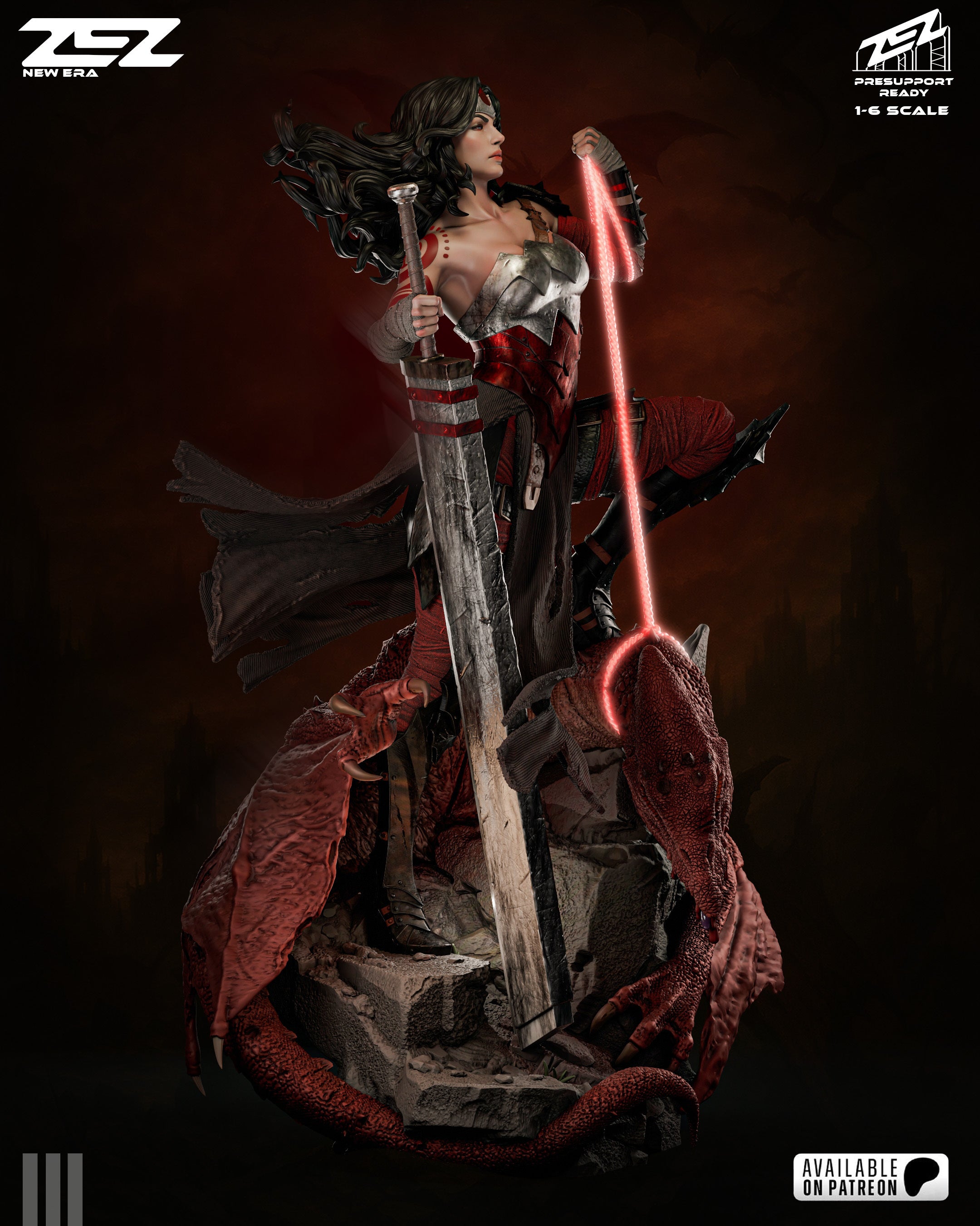 Absolute Wonder Woman Statue