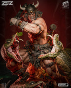 The Iron Barbarian Statue