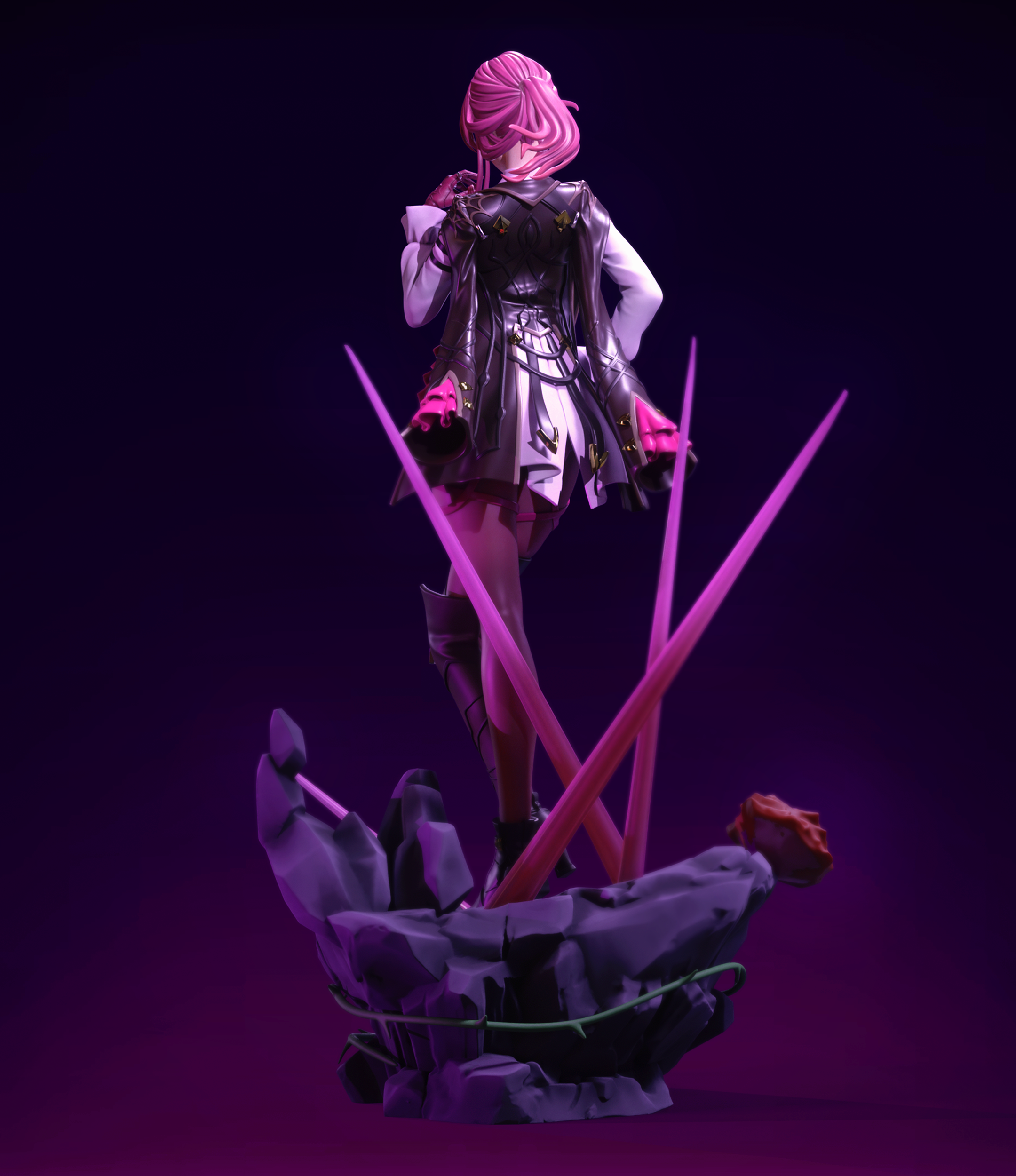Kafka Stellaron Statue