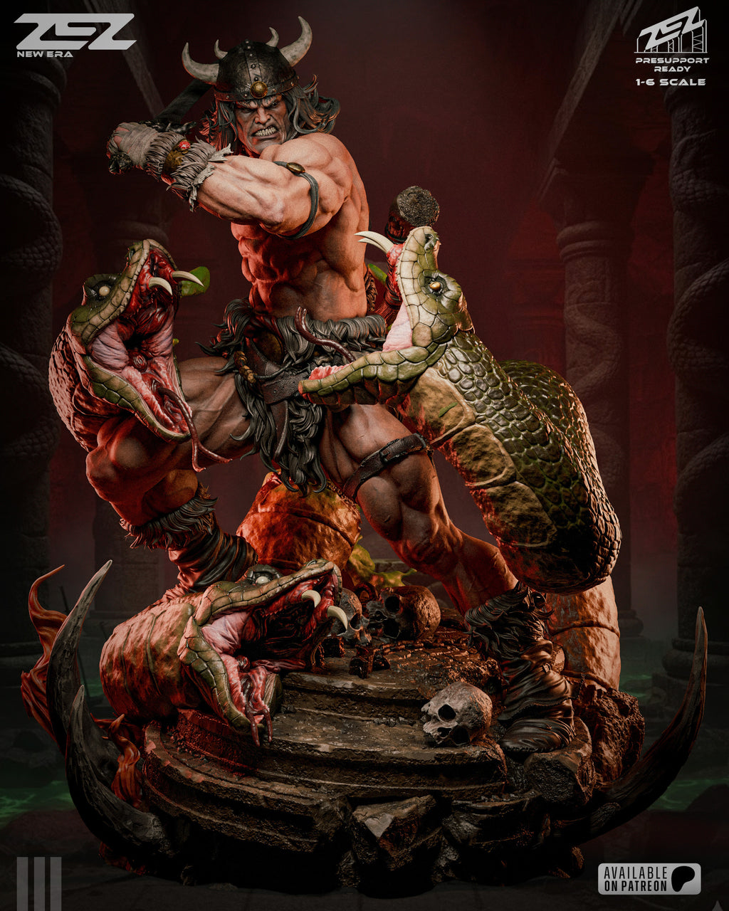 The Iron Barbarian Statue