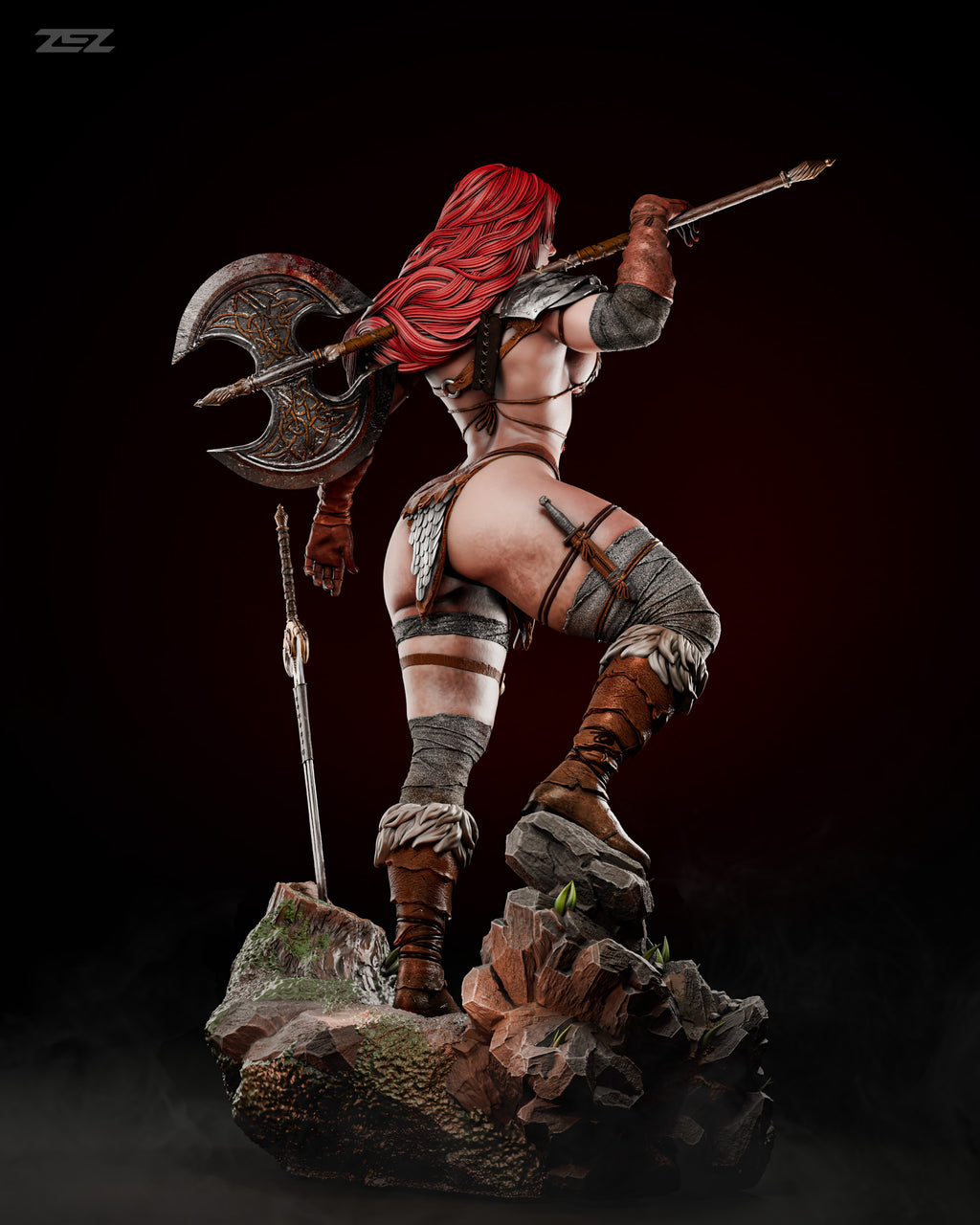 Red Sonja Statue