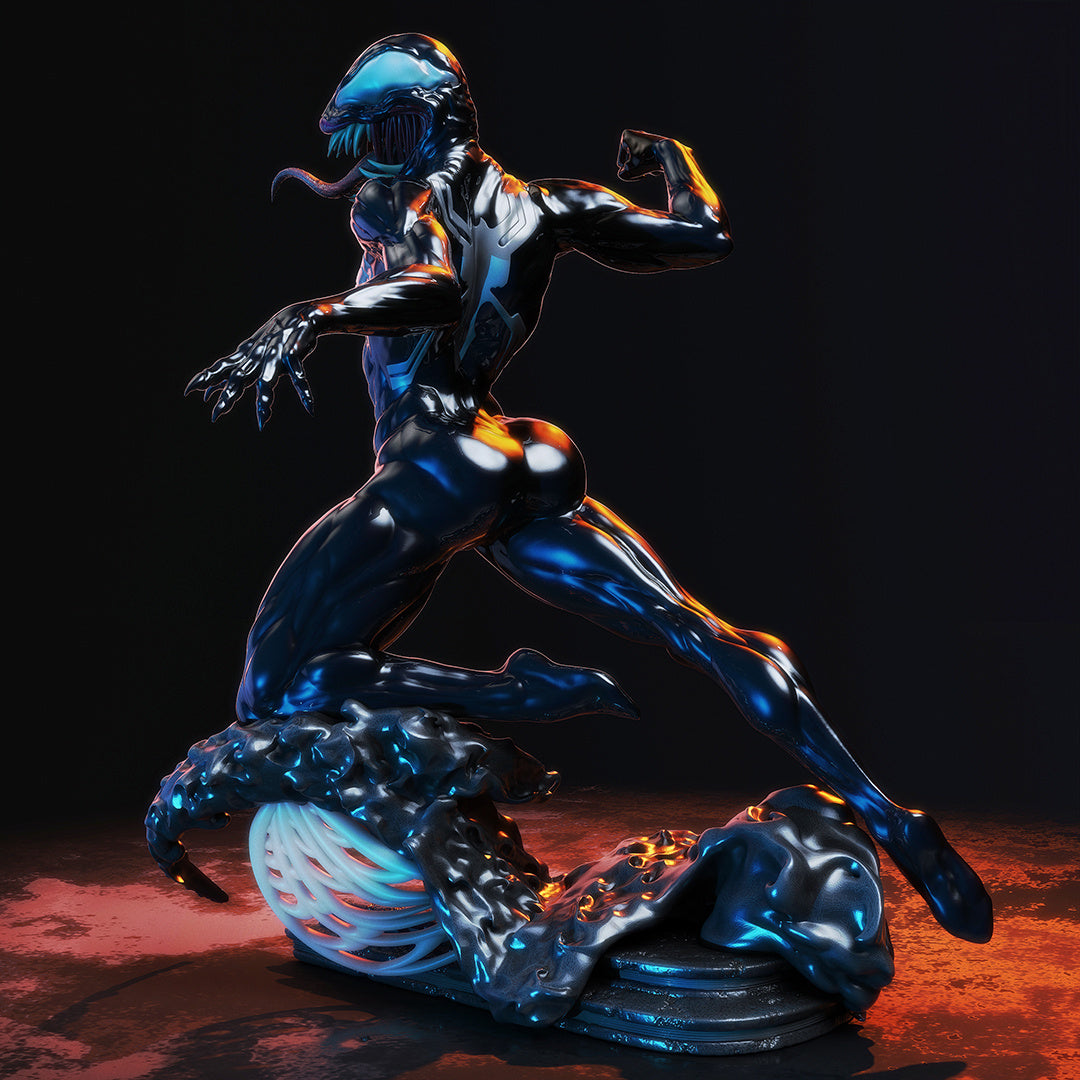 Venom Girl Statue