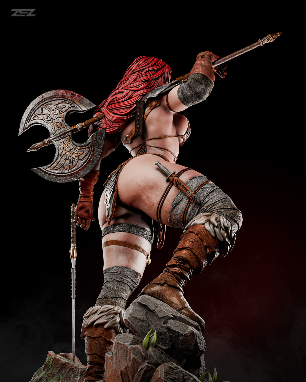 Red Sonja Statue