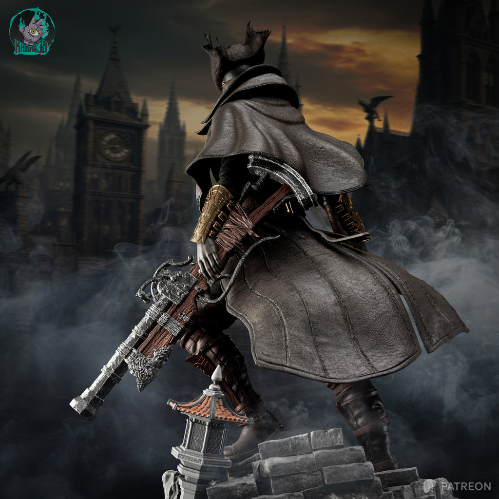Paleblood Hunter Statue