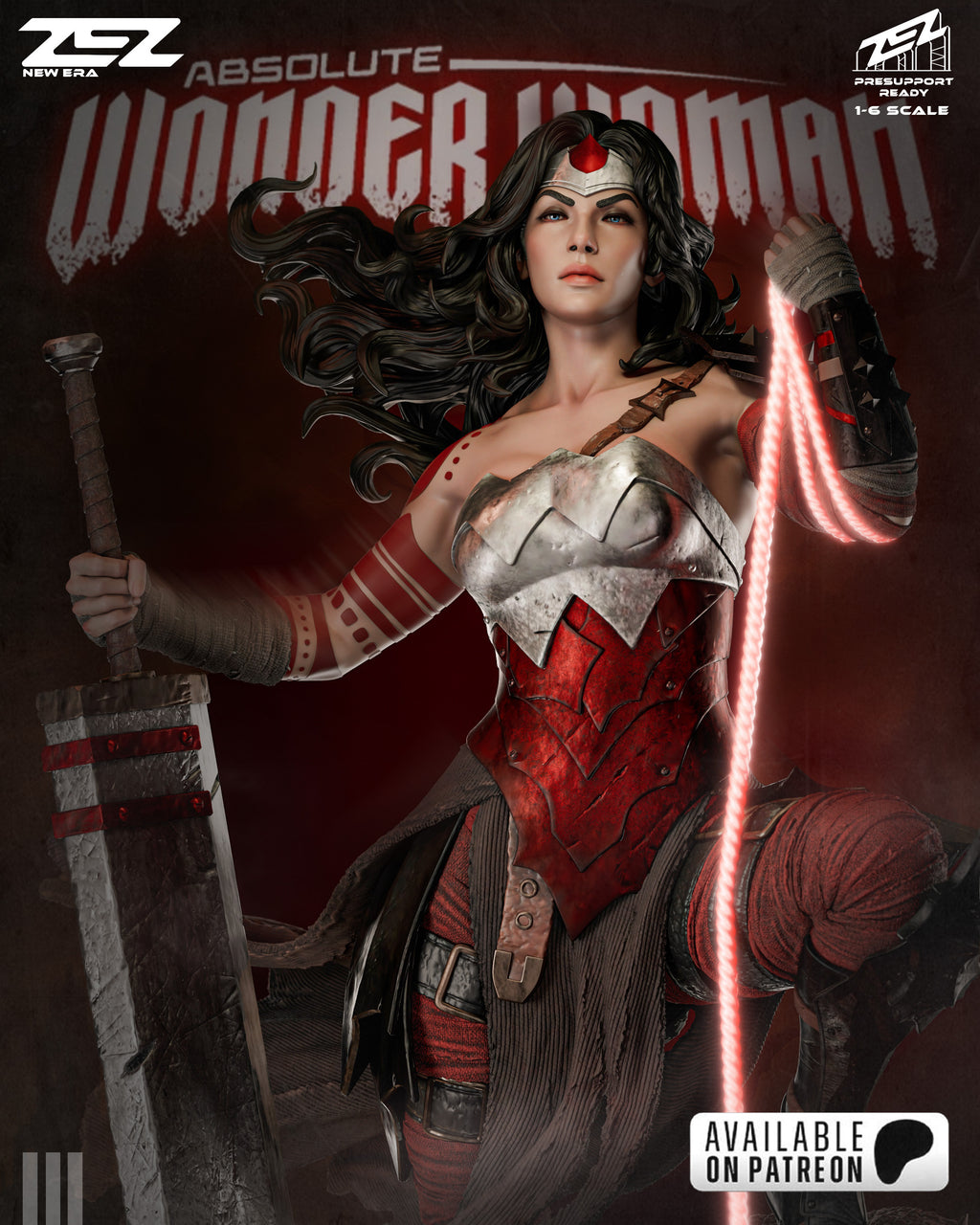 Absolute Wonder Woman Statue