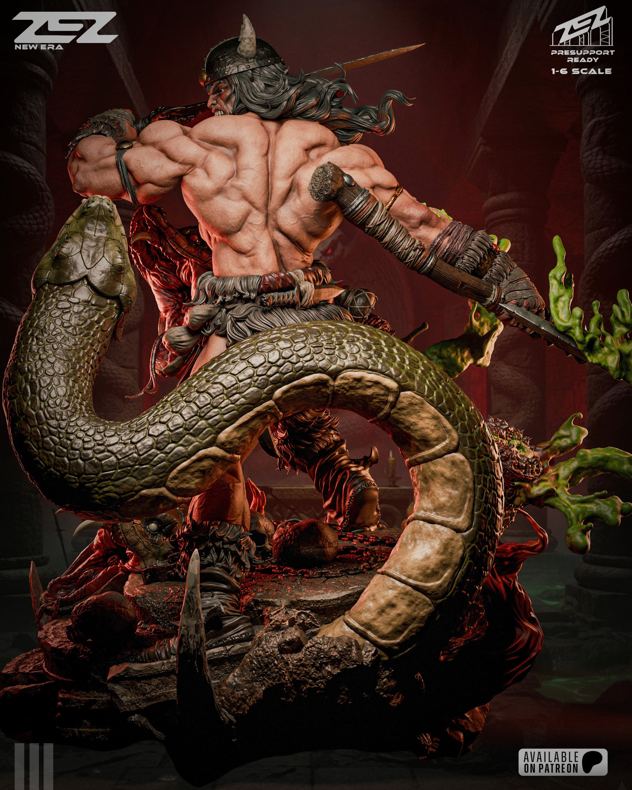 The Iron Barbarian Statue