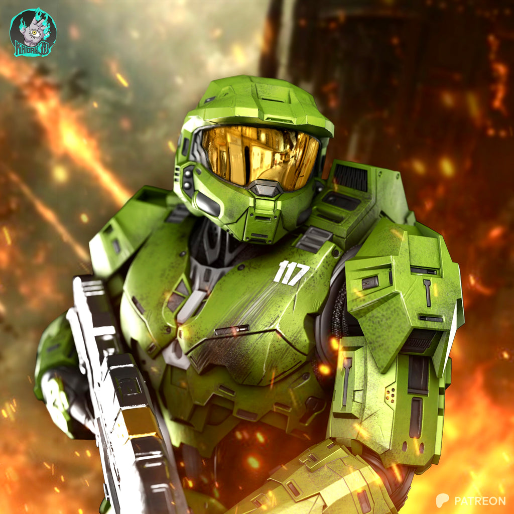 Spartan Super Soldier Statue