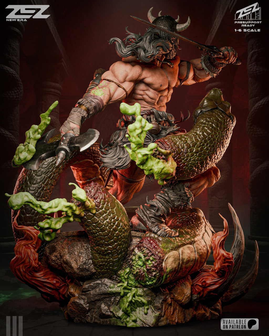 The Iron Barbarian Statue