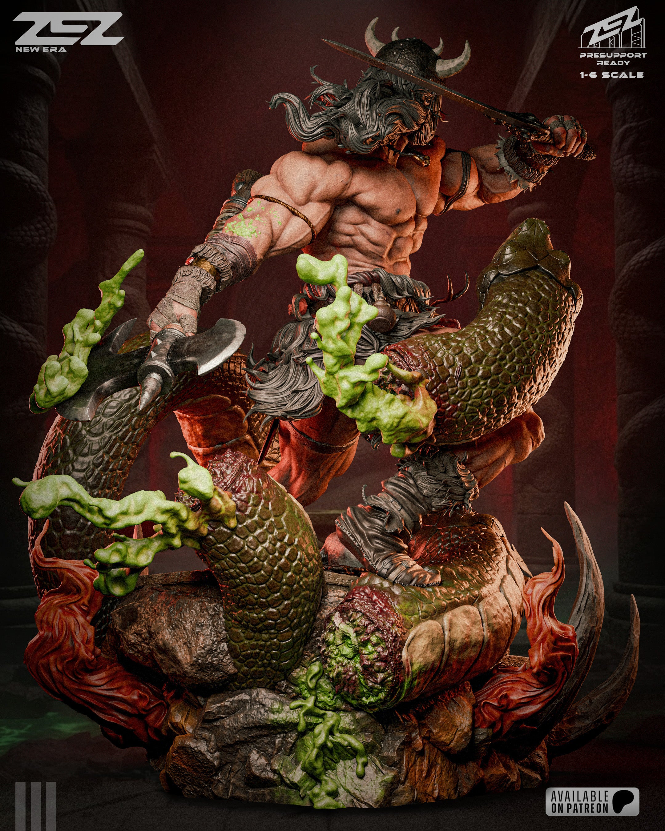 The Iron Barbarian Statue
