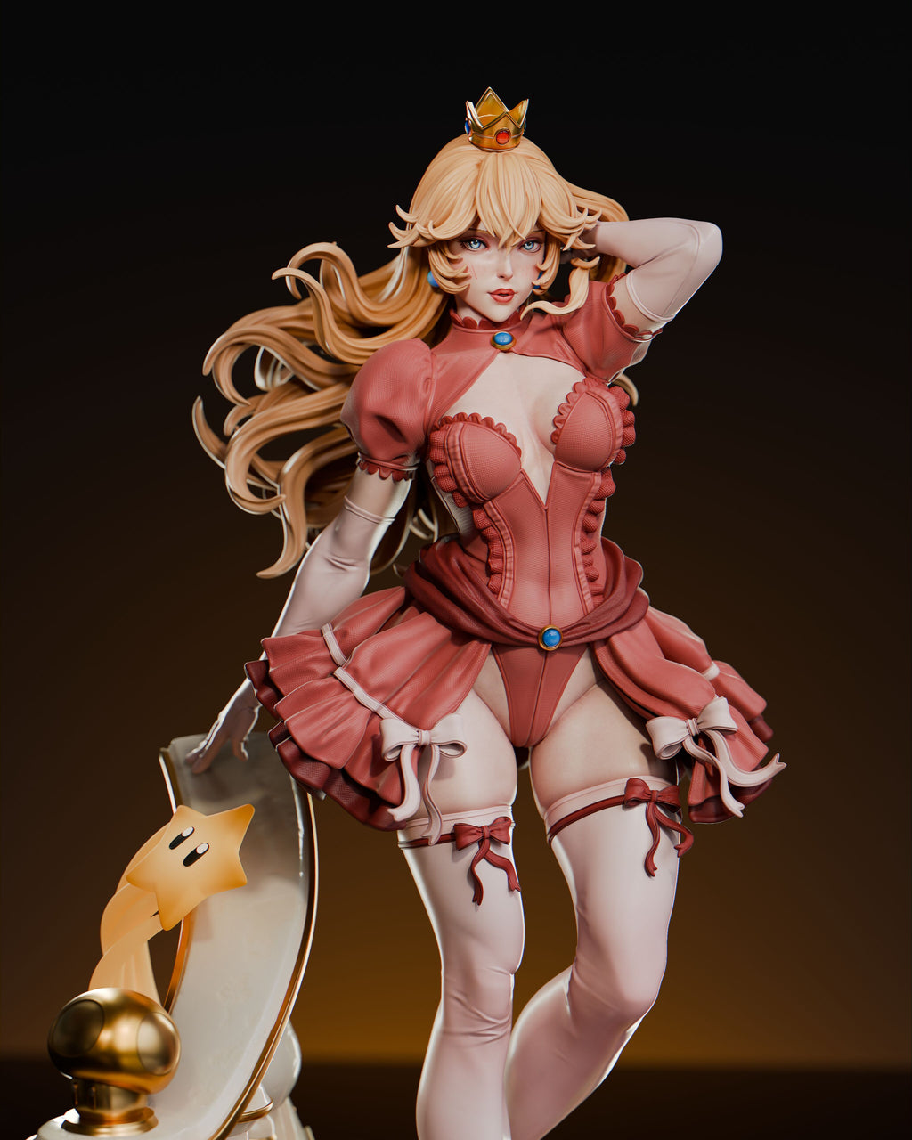 The Mushroom Princess Statue