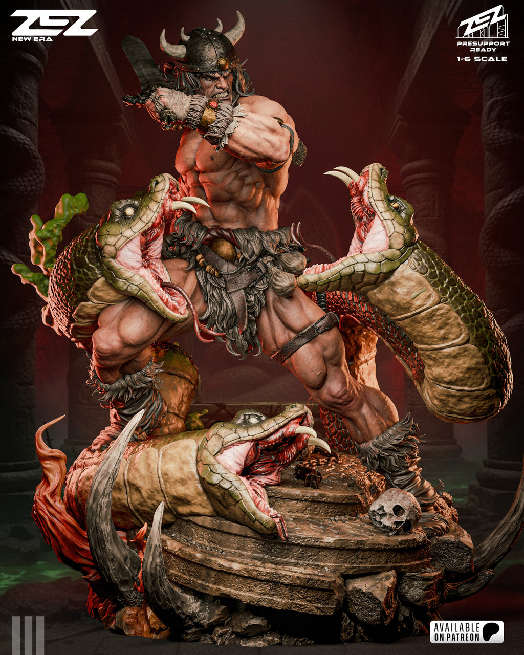 The Iron Barbarian Statue