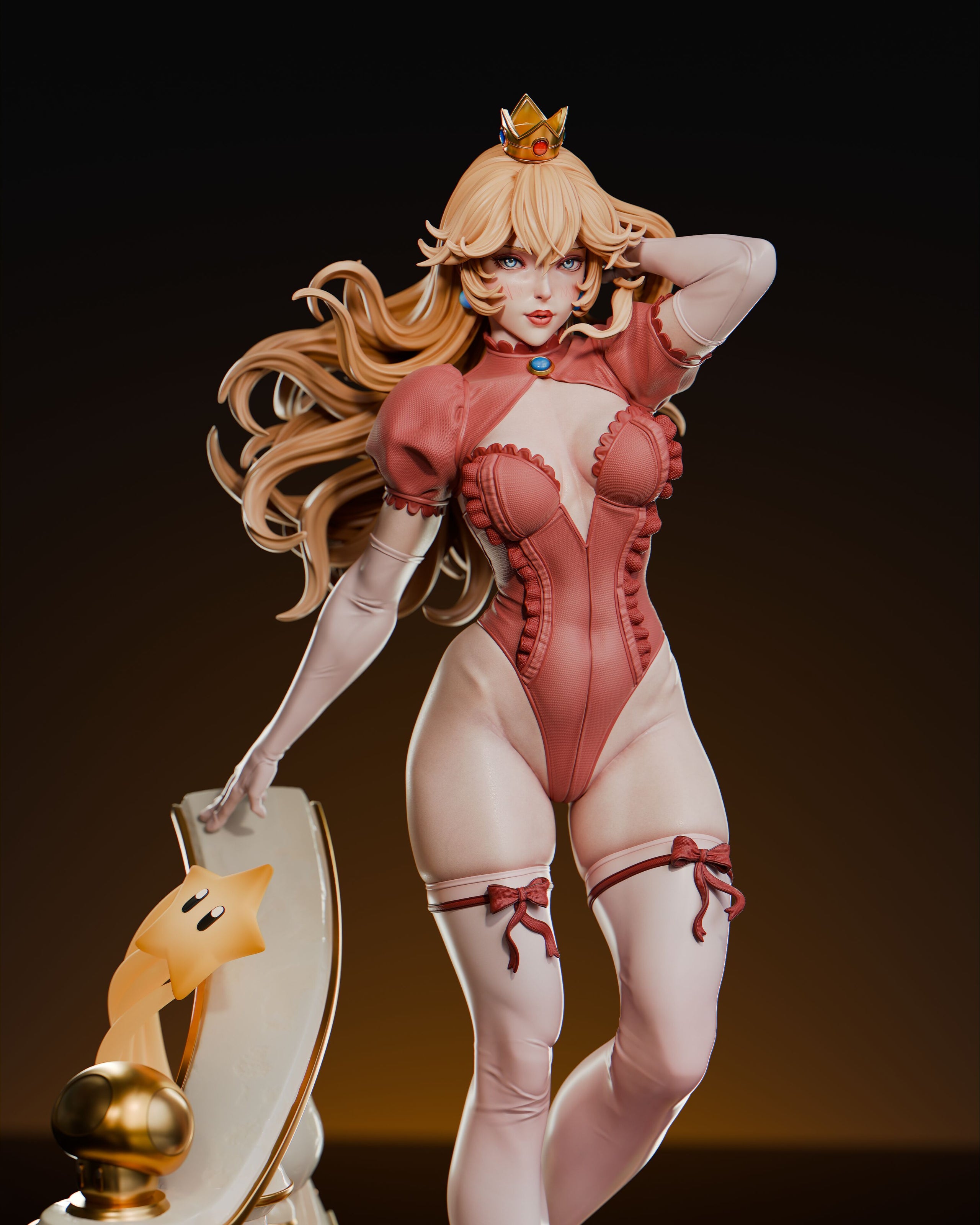 The Mushroom Princess Statue