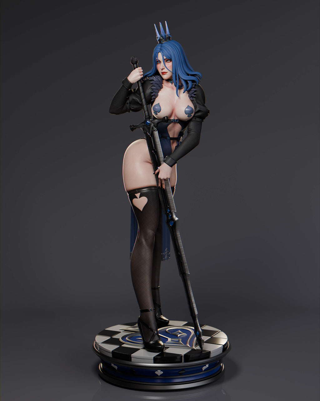 Queen of Spades Statue