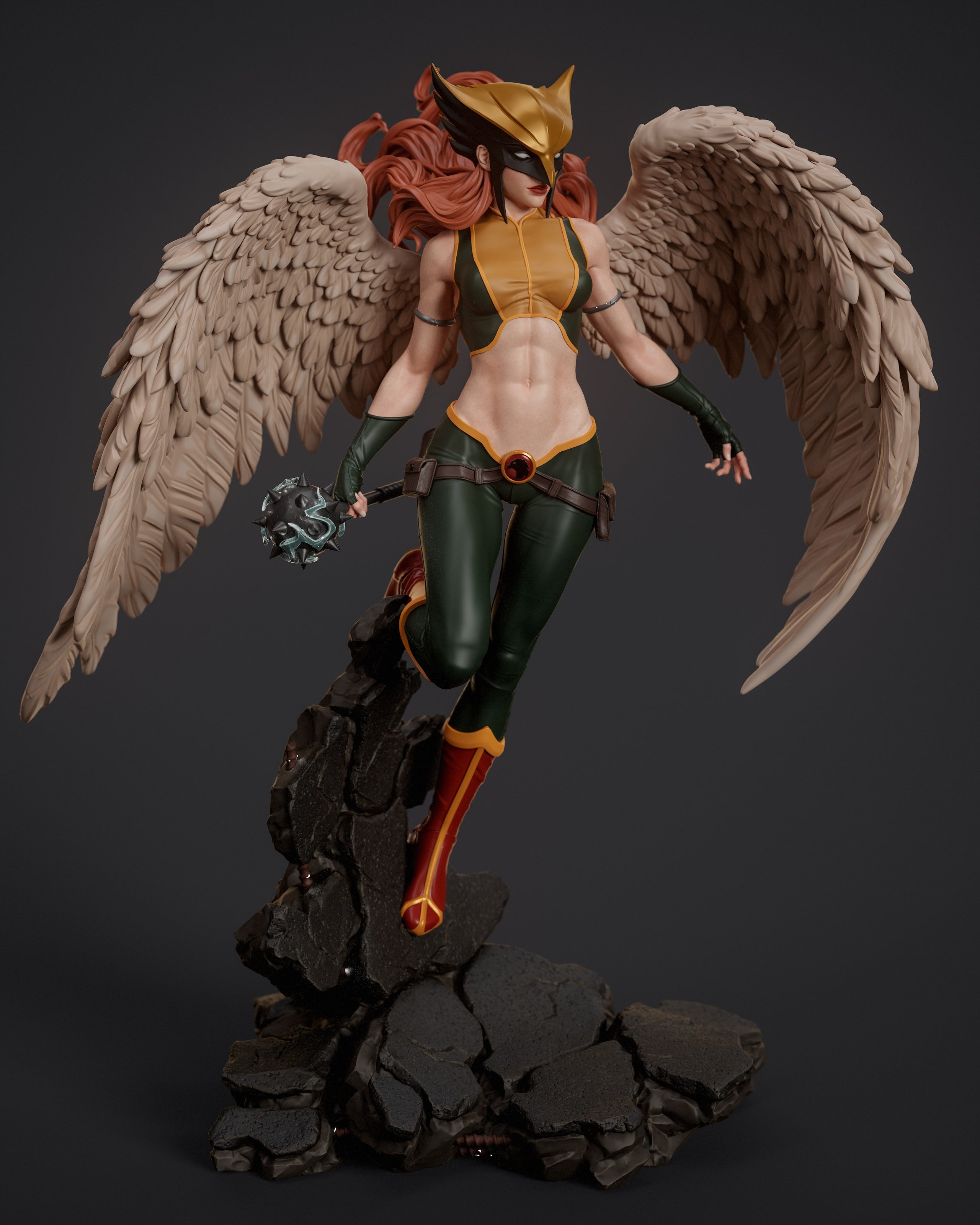 The Winged Warrior Statue