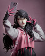 Web-Slinging Heroine Statue