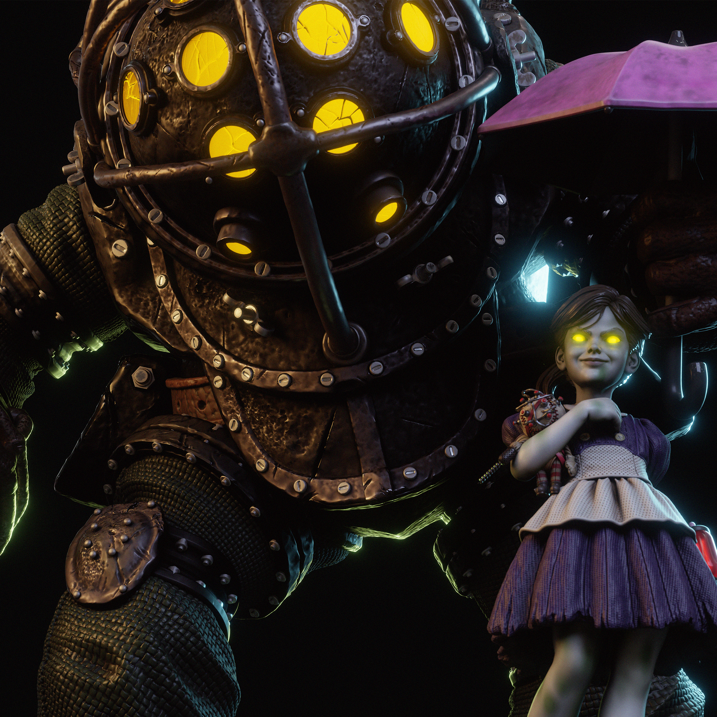 Armored Deep-Sea Statue