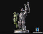 Legendary Spartan Battle Diorama