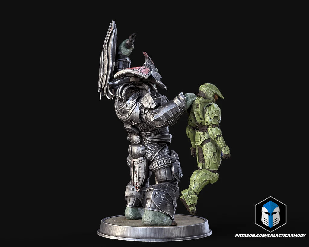 Legendary Spartan Battle Diorama