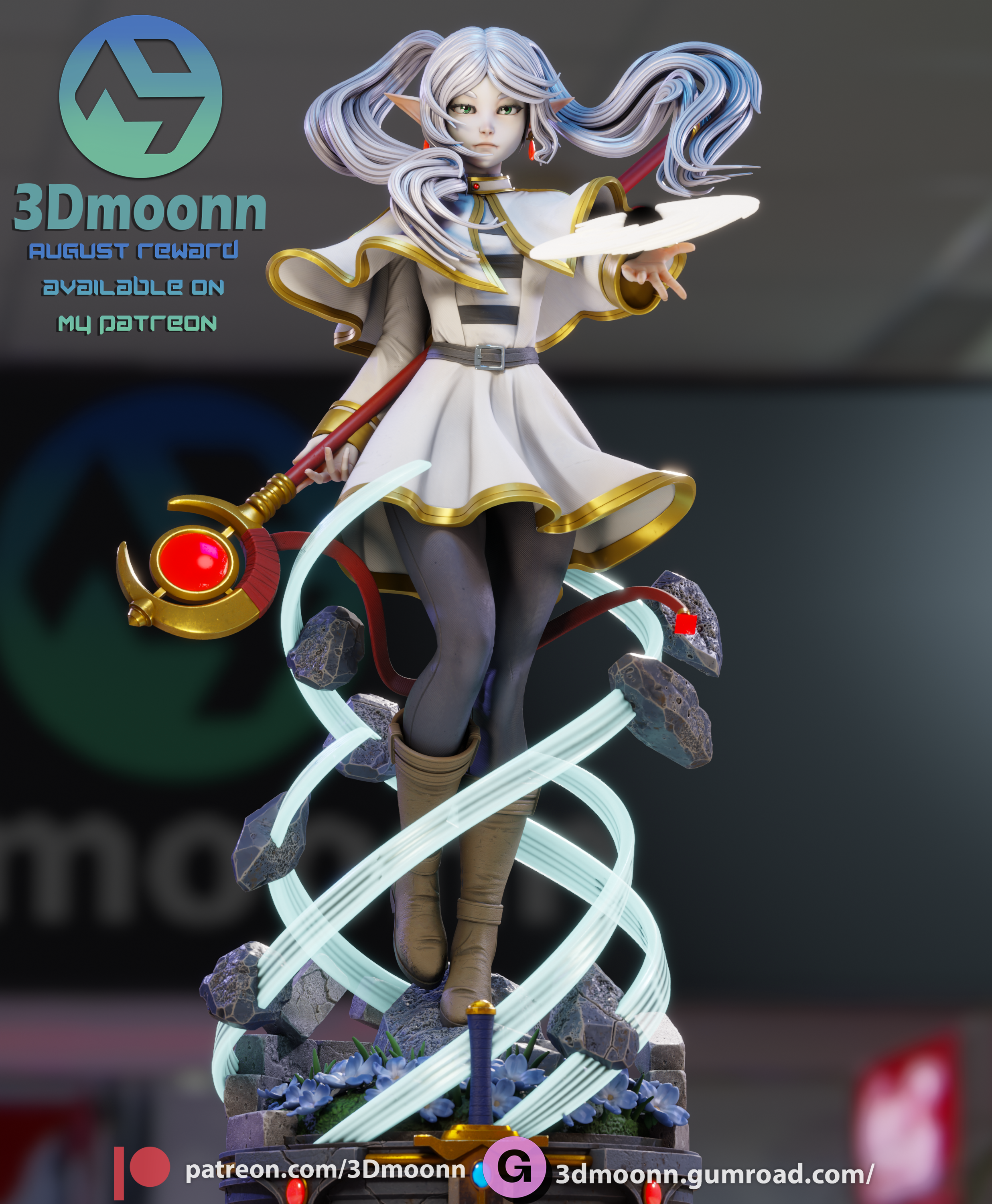 The Timeless Mage Statue