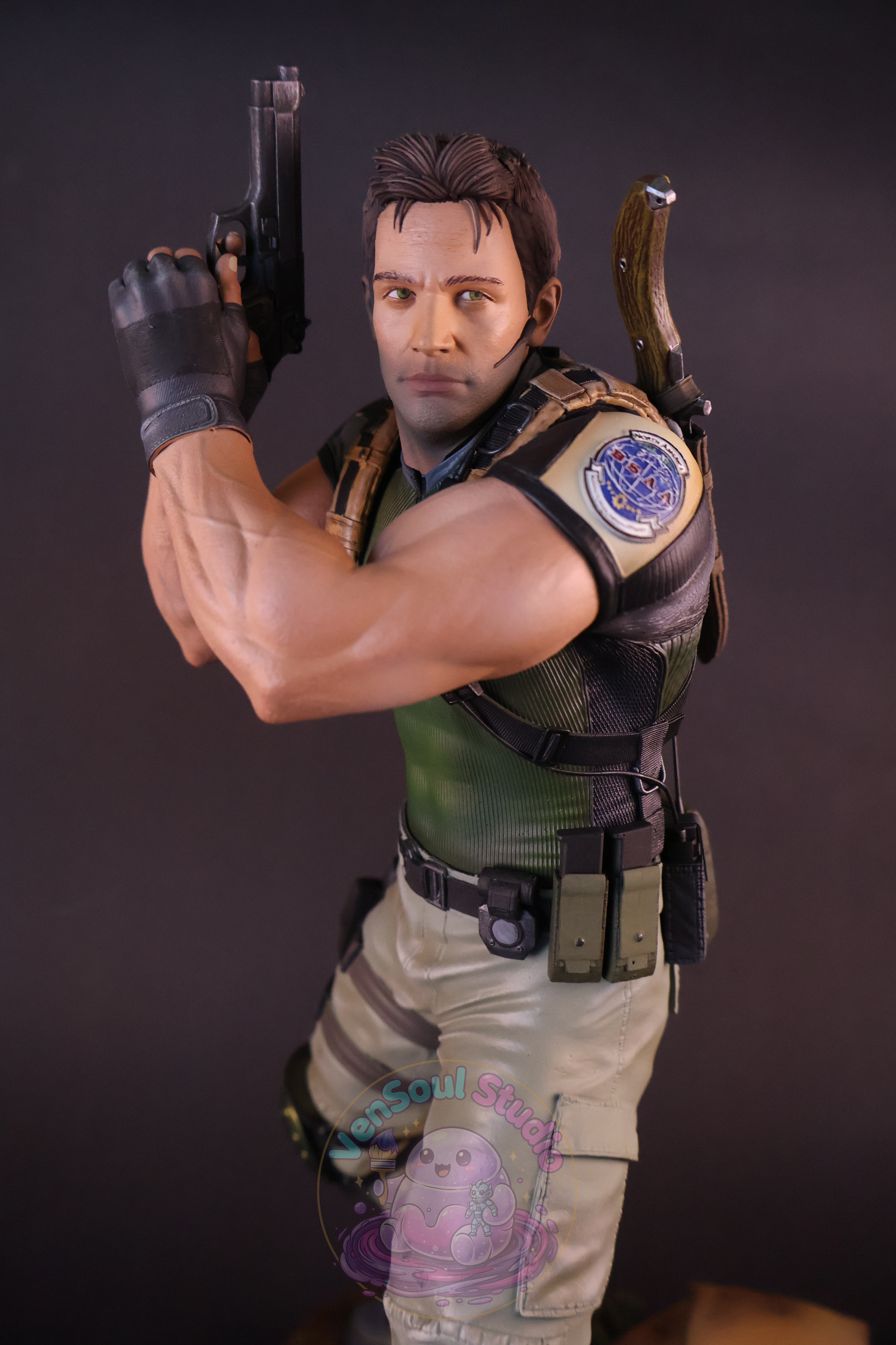 Chris Redfield Statue