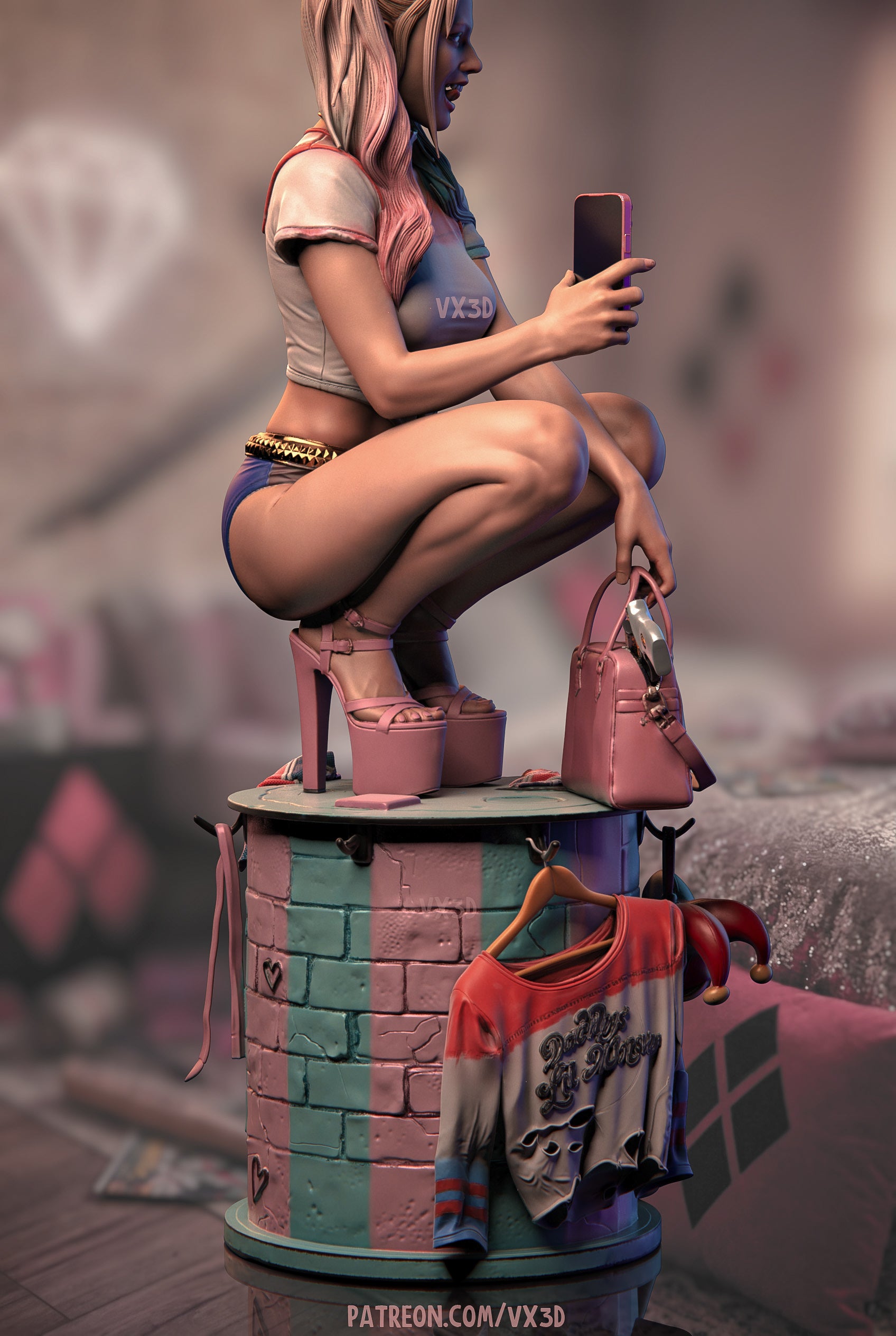 Laughing Mayhem Statue
