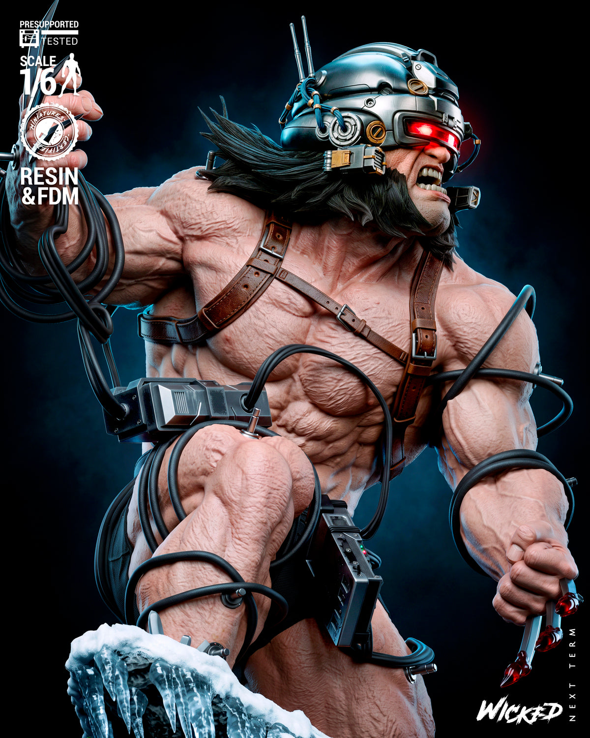 Adamantium Subject X Statue