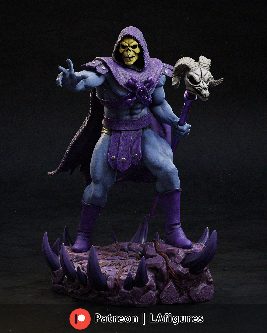 Skeletor Statue