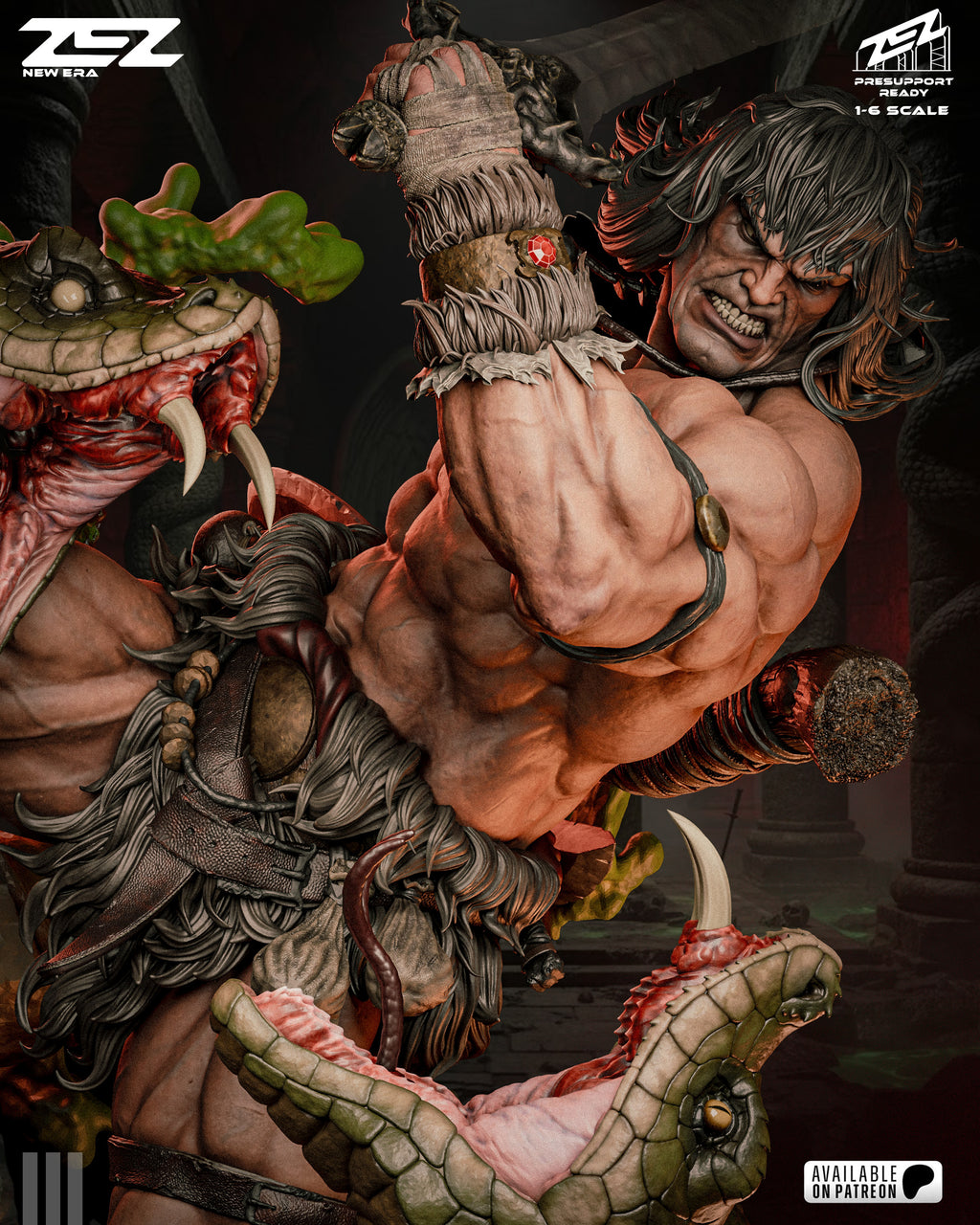The Iron Barbarian Statue