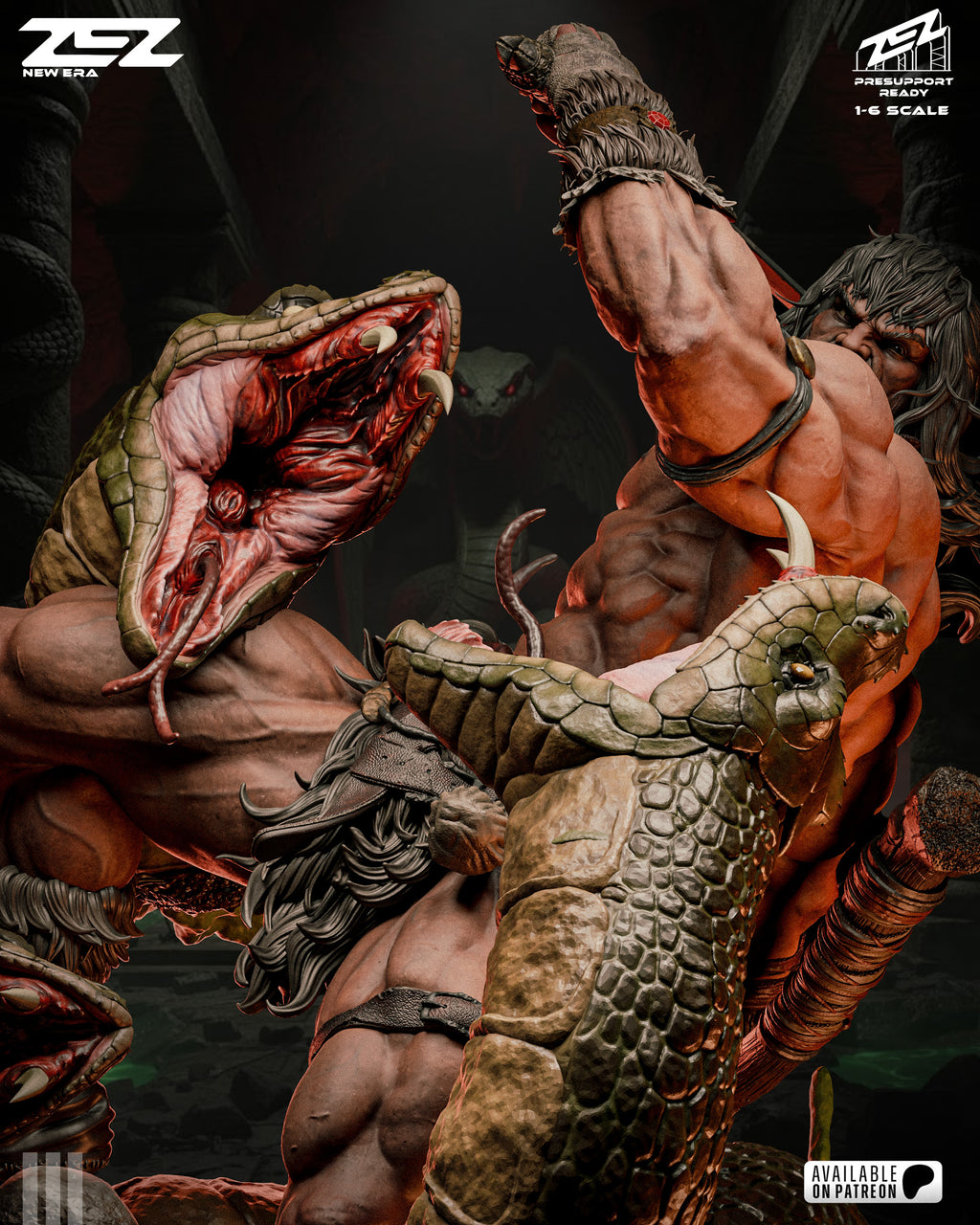 The Iron Barbarian Statue