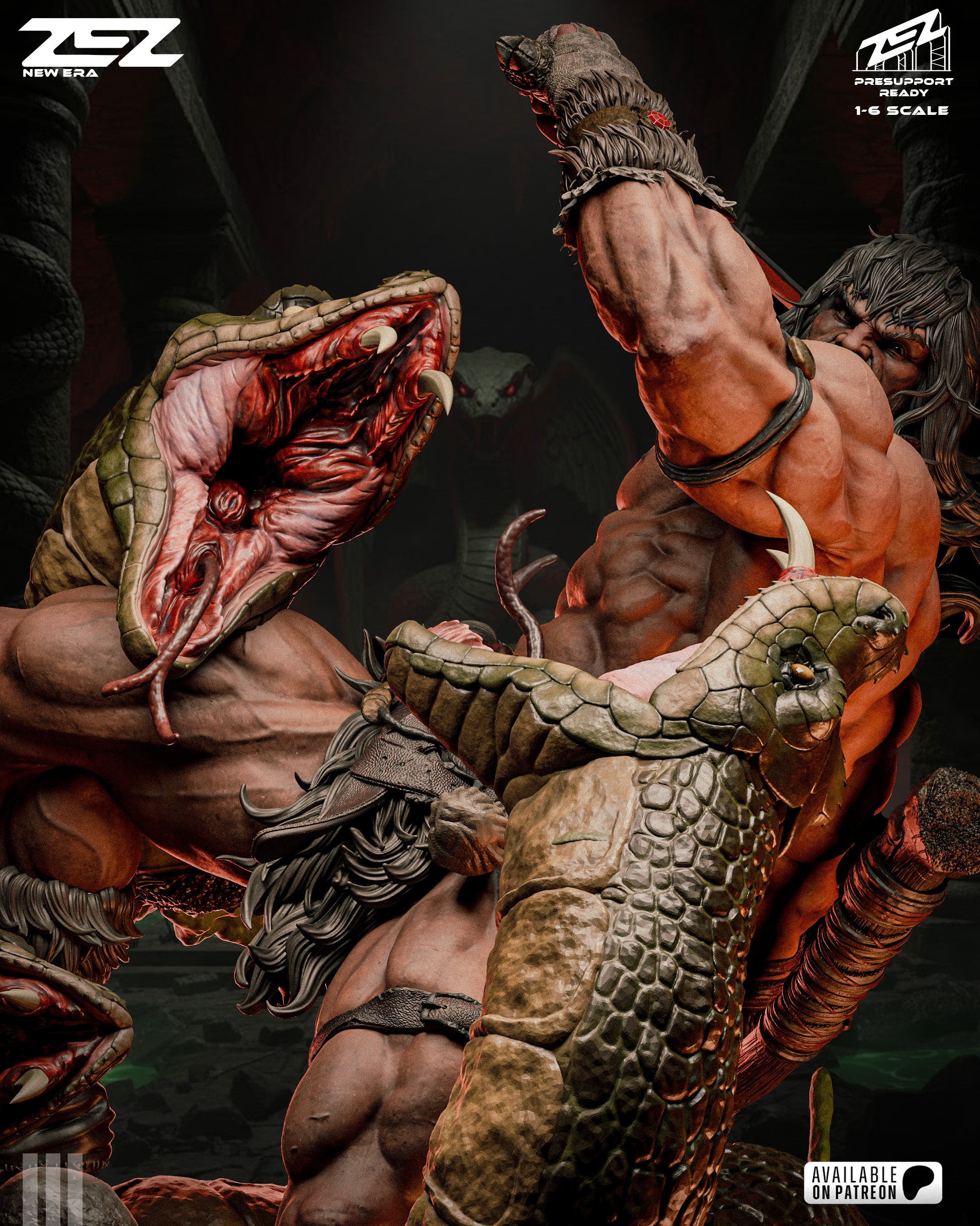 The Iron Barbarian Statue