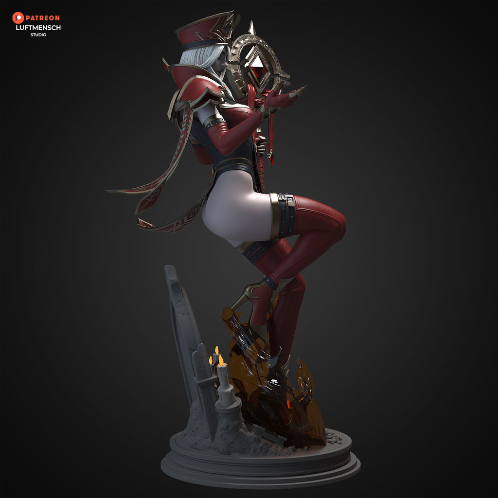 The Scarlet Inquisitor Statue