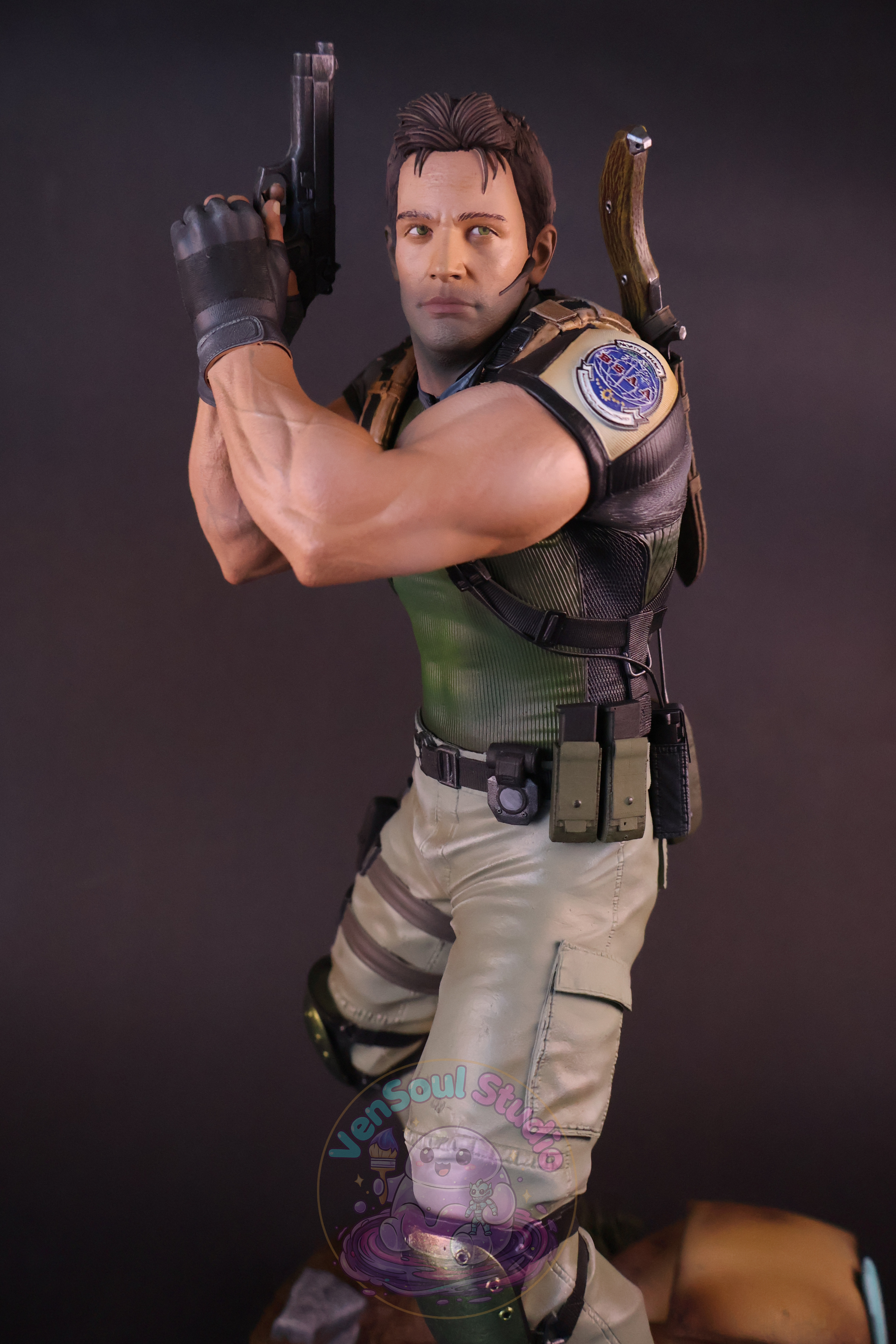 Chris Redfield Statue